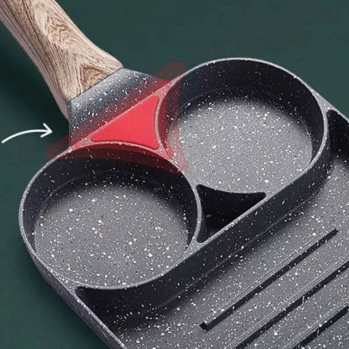 Sartén con 3 Divisiones | Cocina Fácil y Rápida