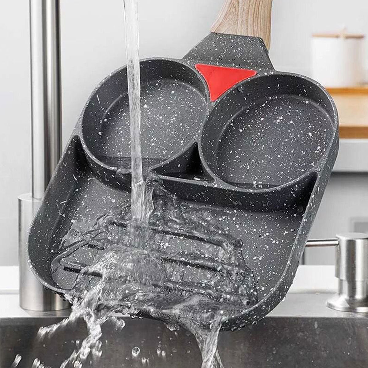 Sartén con 3 Divisiones | Cocina Fácil y Rápida