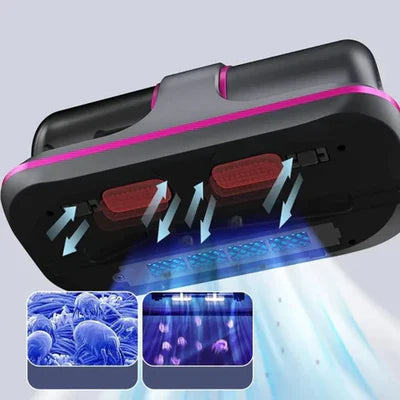 Aspiradora Portátil con Luz Ultravioleta Anti Ácaros