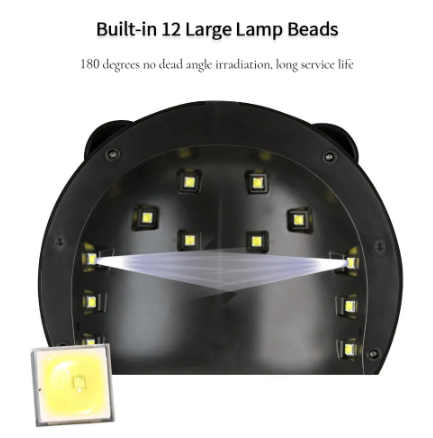 Secador de Uñas con Luz LED UV Panda | Gel Perfecto en Segundos