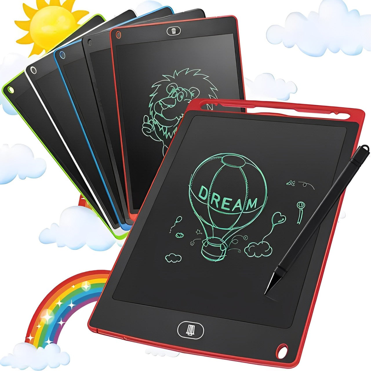 Tablet de Escritura LCD 12” – ¡Dibuja, Escribe y Crea sin Límites!