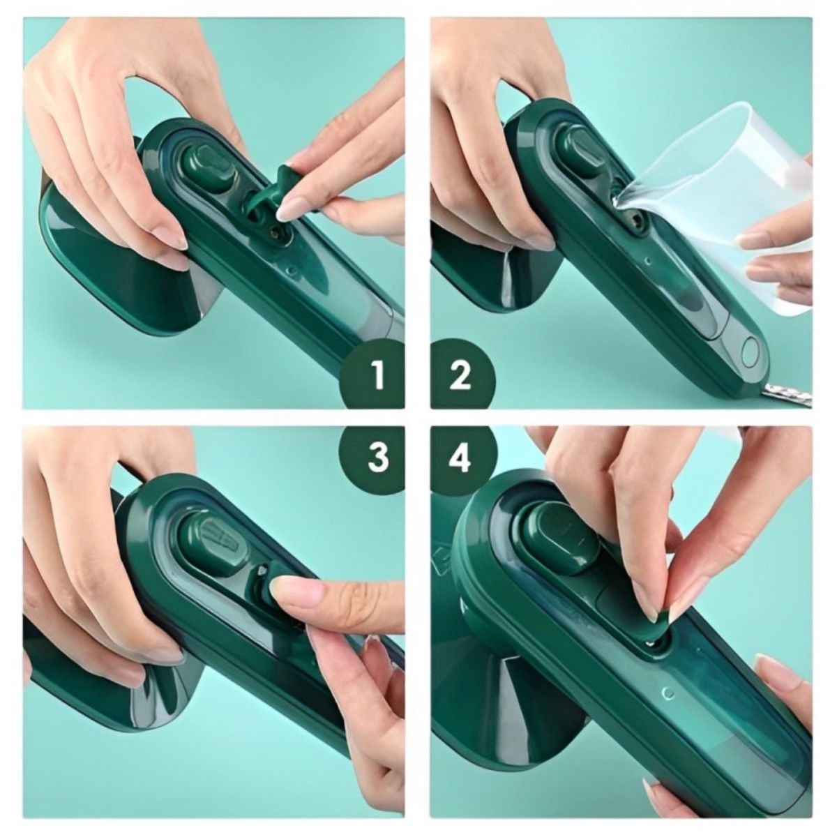 Plancha de Vapor Portátil | Ropa Impecable en Segundos