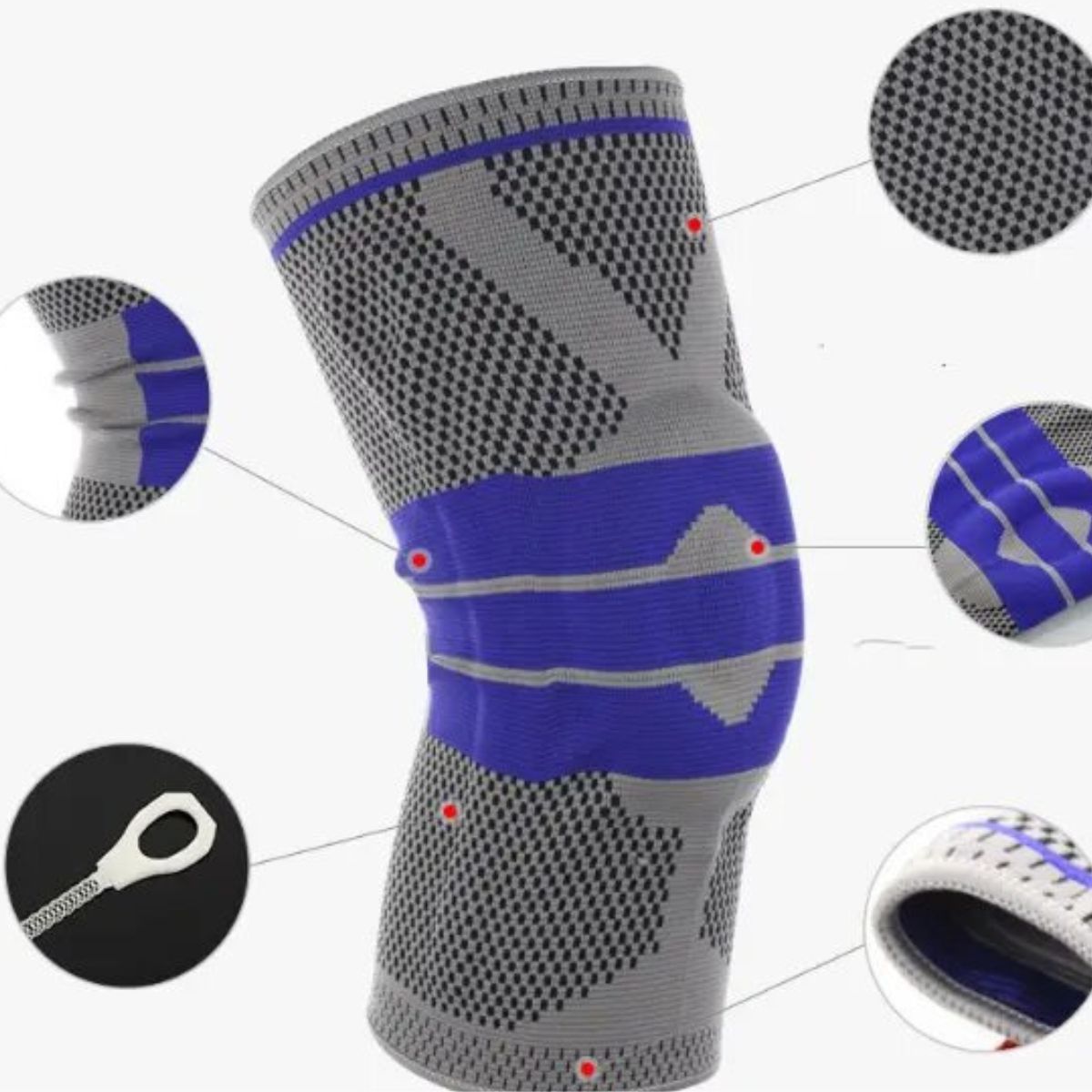 Rodillera de Silicona 2x1 | Soporte y Protección | Envío Perú