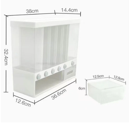 Dispensador Multifunción de 6 Compartimentos para Cocina
