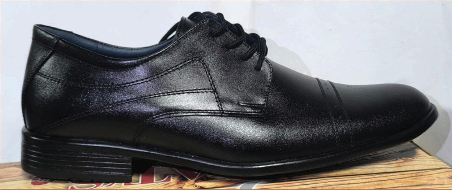 Zapato hombre de  cuero / negro
