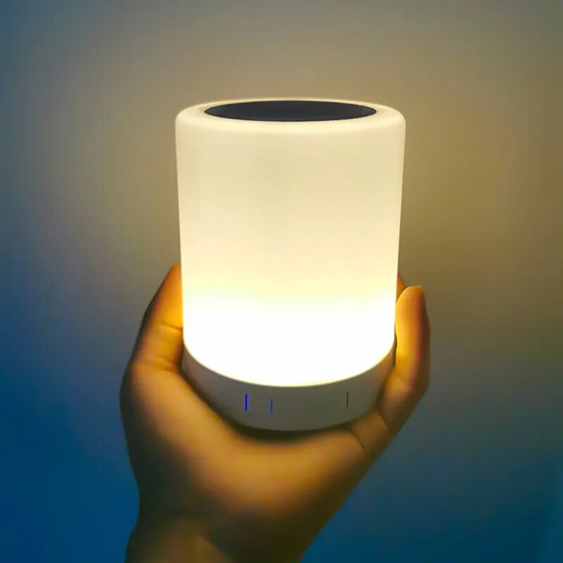 Lámpara Bluetooth con Parlante Integrado 🎶💡 | Luz LED y Música en Uno