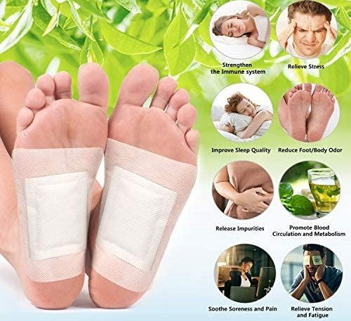 Parches Desintoxicantes para Pies | Alivio y Relax Nocturno