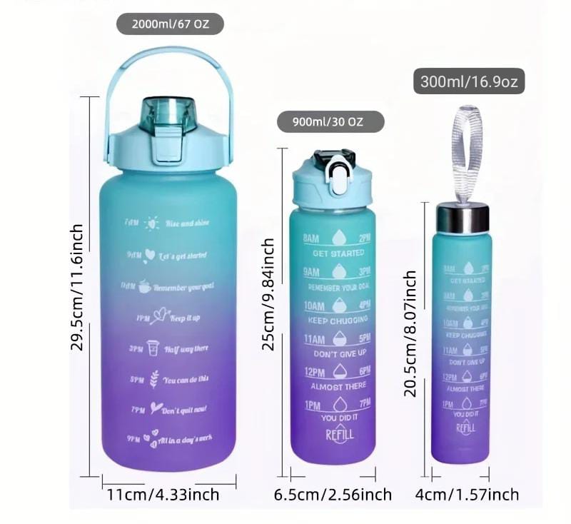 Tomatodo 3 en 1 Motivacional – Hidratación, Energía y Motivación en un Solo Producto