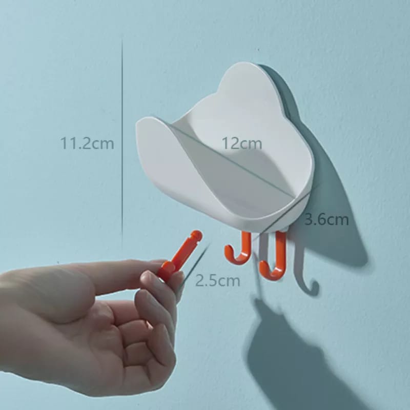 Jabonera Multifuncional con Colgador – Organización y Practicidad en tu Baño