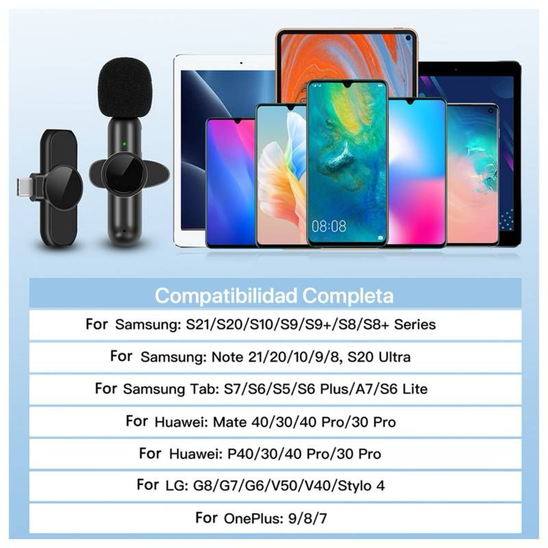 Micrófono Inalámbrico Lavalier K11 🎙️ | Profesional, Compacto y Versátil