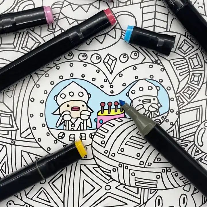 Set de Plumones Profesionales Touch | 120 Colores con Estuche Incluido 🖌️👜