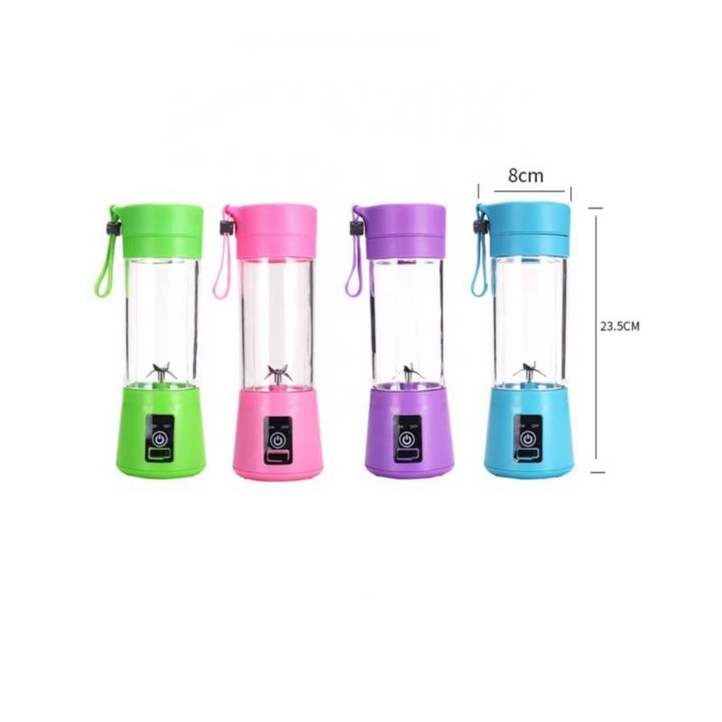 Licuadora Portátil Recargable | 6 Aspas y 380ml de Capacidad