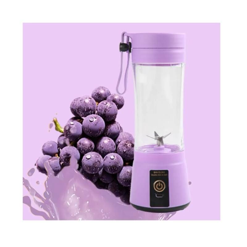 Licuadora Portátil Recargable | 6 Aspas y 380ml de Capacidad