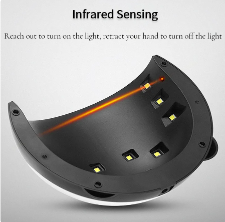 Secador de Uñas con Luz LED UV Panda | Gel Perfecto en Segundos