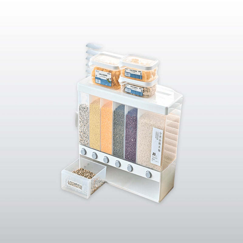 Dispensador Multifunción de 6 Compartimentos para Cocina