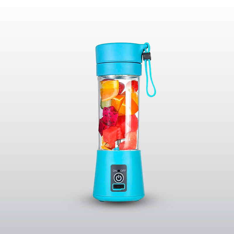 Licuadora Portátil Recargable | 6 Aspas y 380ml de Capacidad